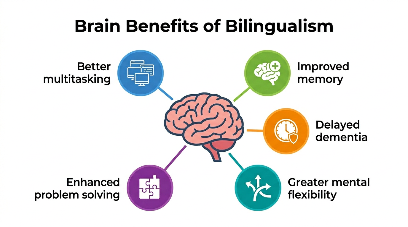 Brain Benefits of Bilingualism