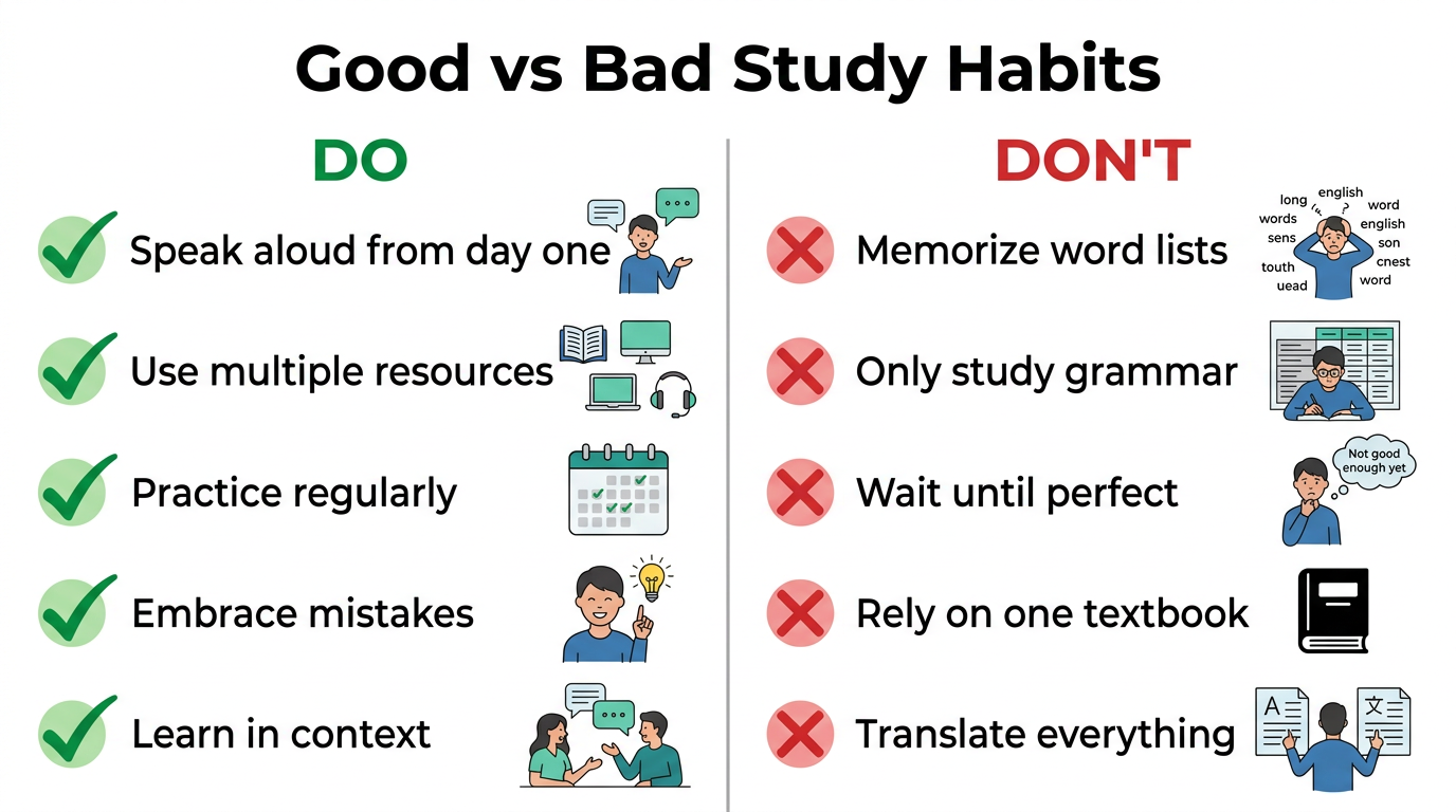 Good vs Bad Study Habits