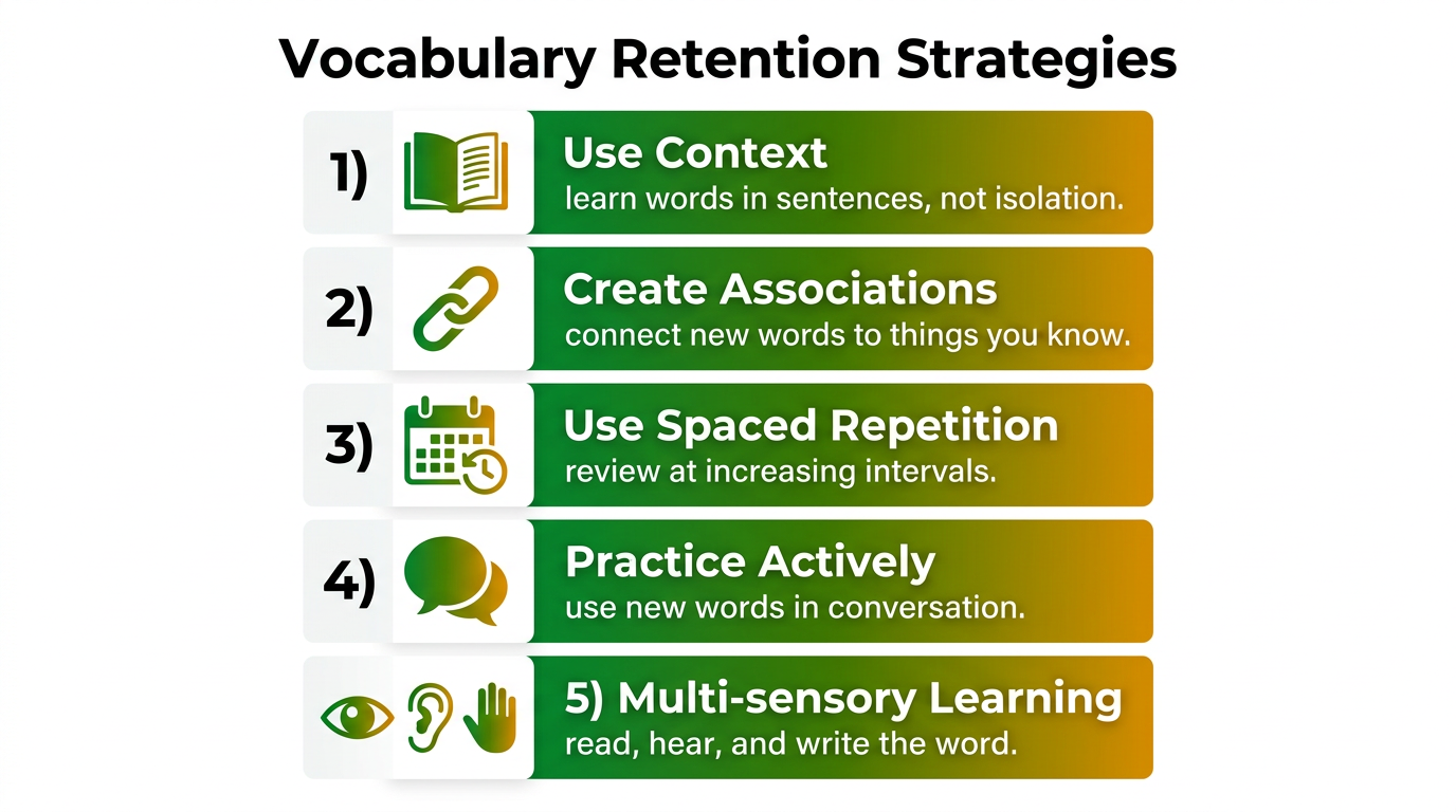 Vocabulary Retention Strategies